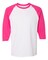 Gildan® Heavy Cotton Raglan Crewneck Three-Quarter Sleeve T-Shirt